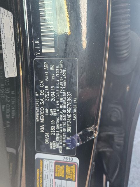 2024 Kia Forte LXS
