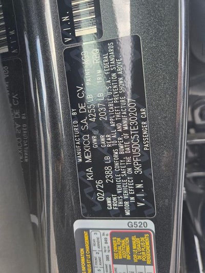 2026 Kia K4 GT-Line Turbo