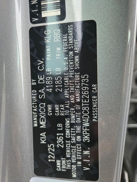 2026 Kia K4 GT-Line Turbo