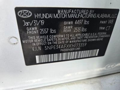 2019 Hyundai Sonata Sport