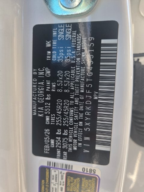 2026 Kia Sorento X-Line SX