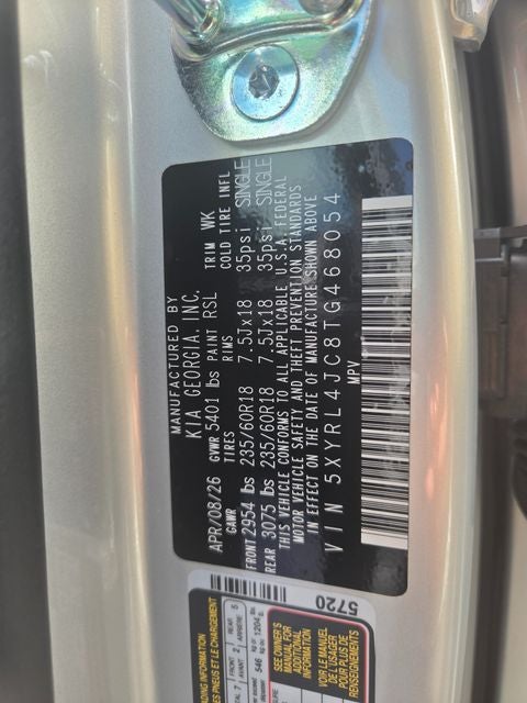 2026 Kia Sorento S