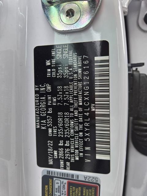 2022 Kia Sorento S