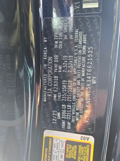 2026 Kia Carnival EX