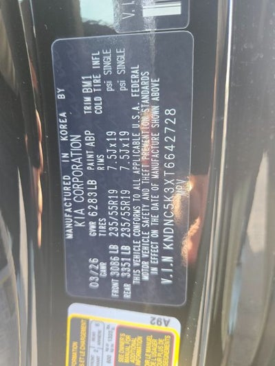 2026 Kia Carnival EX