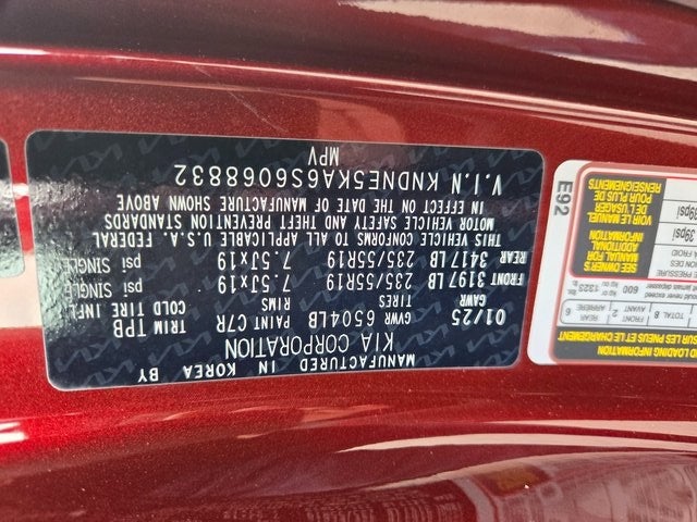 2025 Kia Carnival Hybrid SX