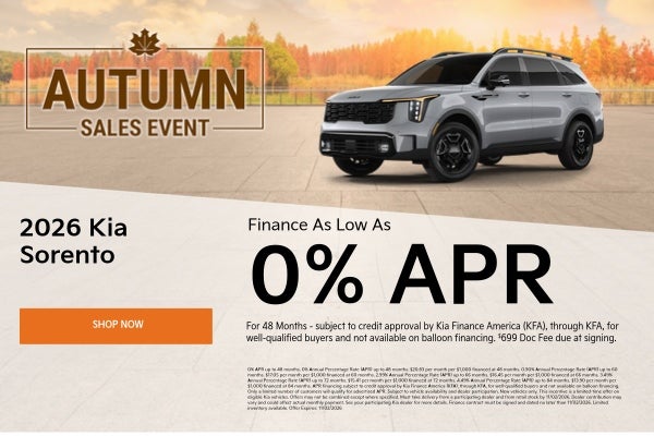 2026 Kia Sorento Offer