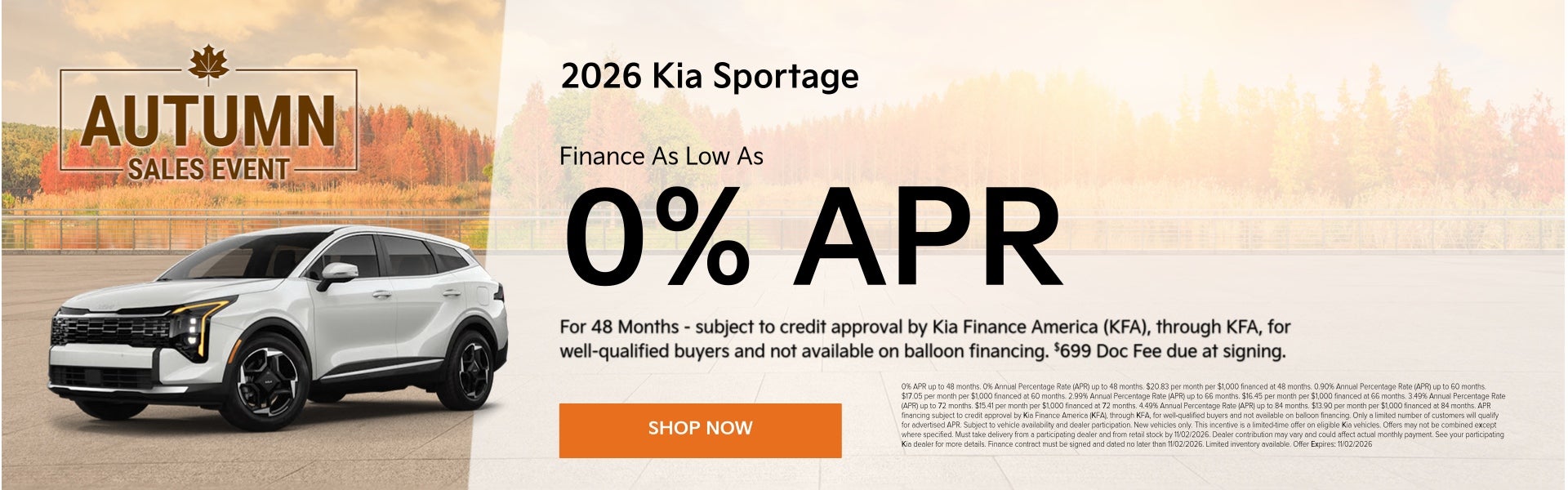 2026 Kia Sportage Offer