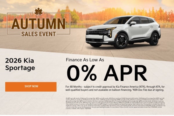 2026 Kia Sportage Offer